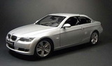 1:18 BMW 335I CONVERTIBLE WITH FUNCTION ROOF SILVER