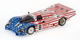 1:18 PORSCHE 956 L STARS+STRIPES LE MANS 1986