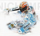1:12 FIGURINE RIDING VALENTINO ROSSI GP 500 MUGELLO 2001