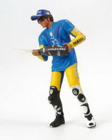 1:12 FIGURINE STANDING V.ROSSI MOTO GP 2006 SACHSENRING
