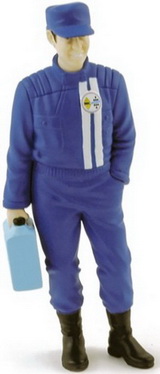 1:18 FIGURINE MÉCANICIEN TEAM ALPINE RENAULT 1968