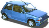1:18 RENAULT SUPER 5 GT TURBO 1987 METALLIC BLUE